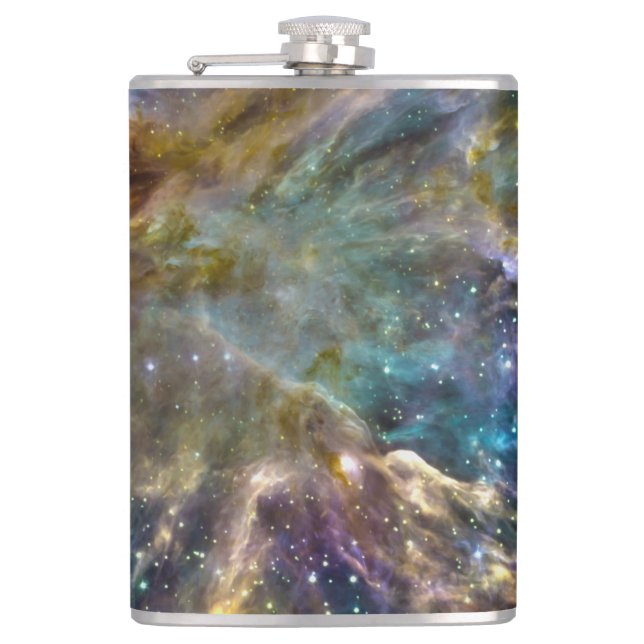 Petaca Cosmos coloridos (Anverso)