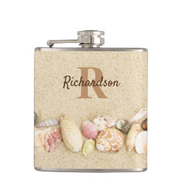 Petaca Costa del Monograma de la Playa de las Mareas