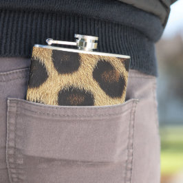 Petaca Cow Black White Spots Fur