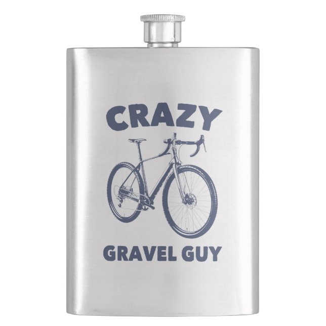 Petaca Crazy Gravel Guy Ciclismo (Anverso)