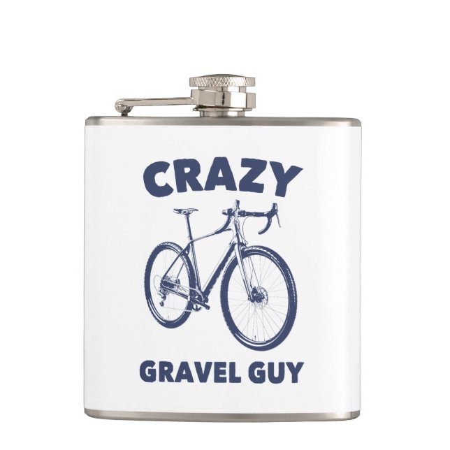 Petaca Crazy Gravel Guy Ciclismo (Anverso)