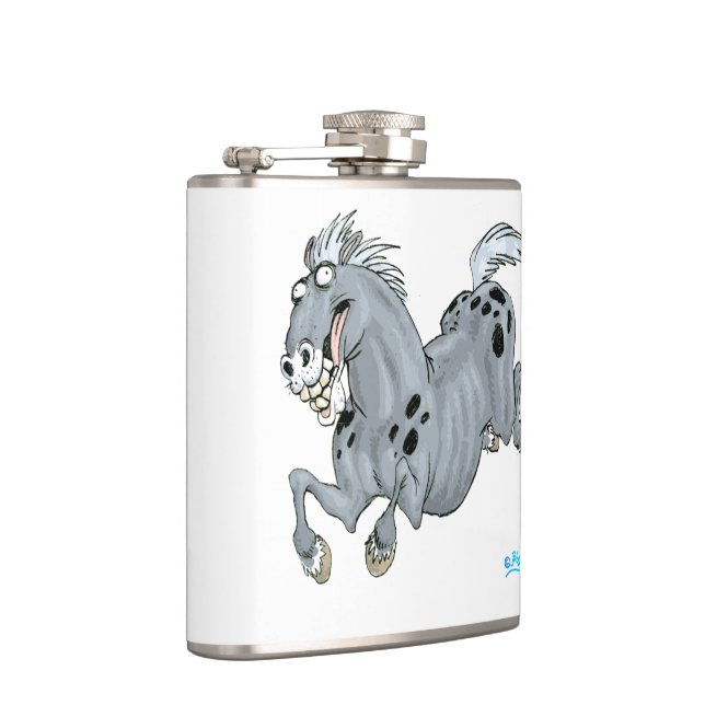 Petaca Crazy Personalizado Horse Hip Flask (Derecha)