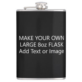 Petaca Crea tu propio texto o foto grande 8oz