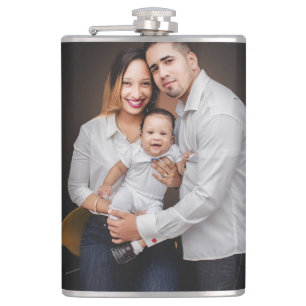 Petaca Crear su propio Personalizado de fotografía famili