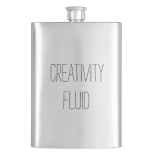 Petaca Creatividad Fluid Funny Classic Fun Steel Flask