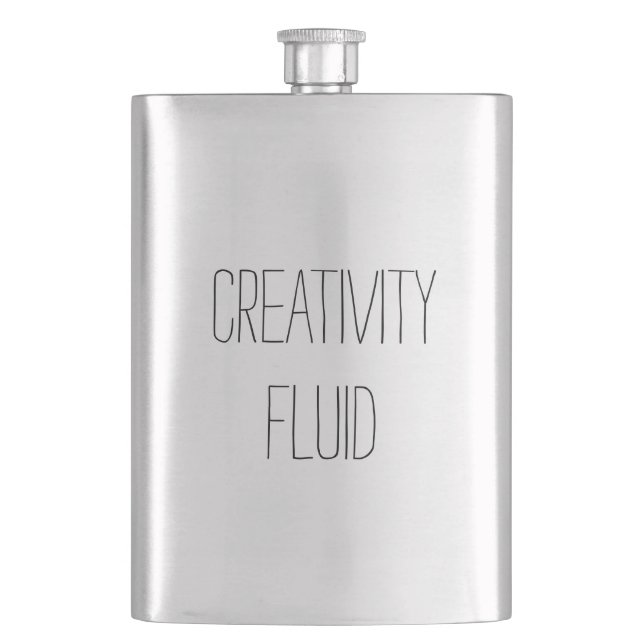 Petaca Creatividad Fluid Funny Classic Fun Steel Flask (Anverso)