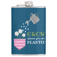 Crecer donde te plantan inspirador de bolsillo