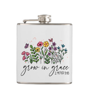 Petaca Crecer en Gracia - Inspirador florero vibrante