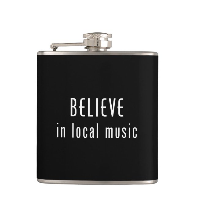 Petaca Creer en la música local (Anverso)