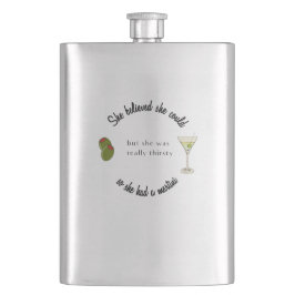 Petaca Creía que podía, así que tenía un Martini