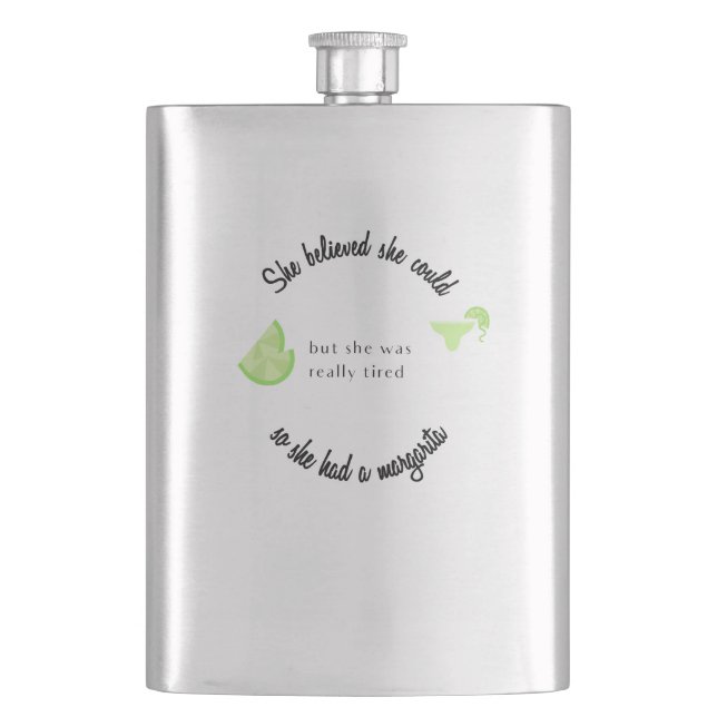 Petaca Creía que podía, así que tenía una Margarita (Anverso)