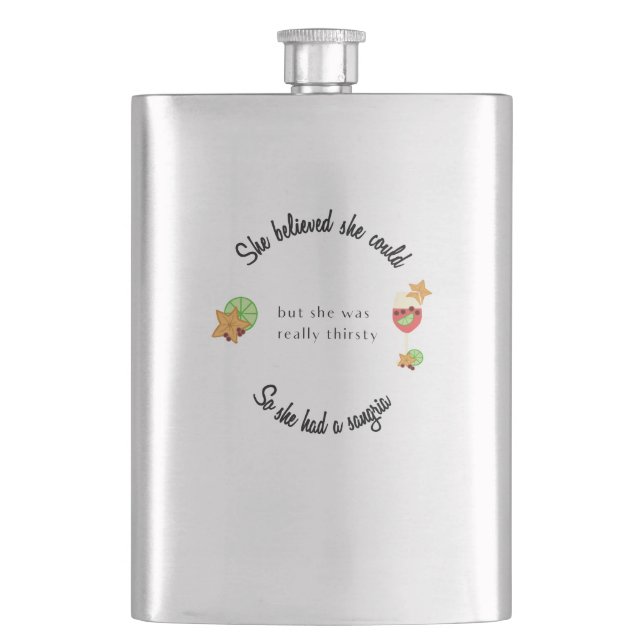 Petaca Creía que podía, así que tenía una Sangria (Anverso)