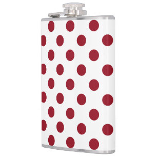 Petaca Crimson Red Polka Doce Círculos