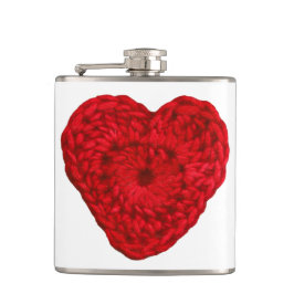 Petaca Crochet Yarn Heart Handmade