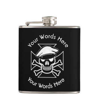 Petaca Cruce de la Patata y Skull & Crossbone