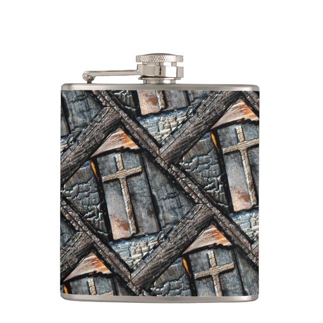 Petaca Cruz de Protección (Anverso)