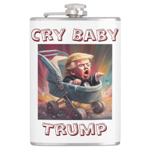 Petaca Cry Baby Trump Flask