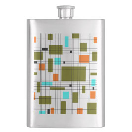 Petaca Cuadrícula de mediados del siglo