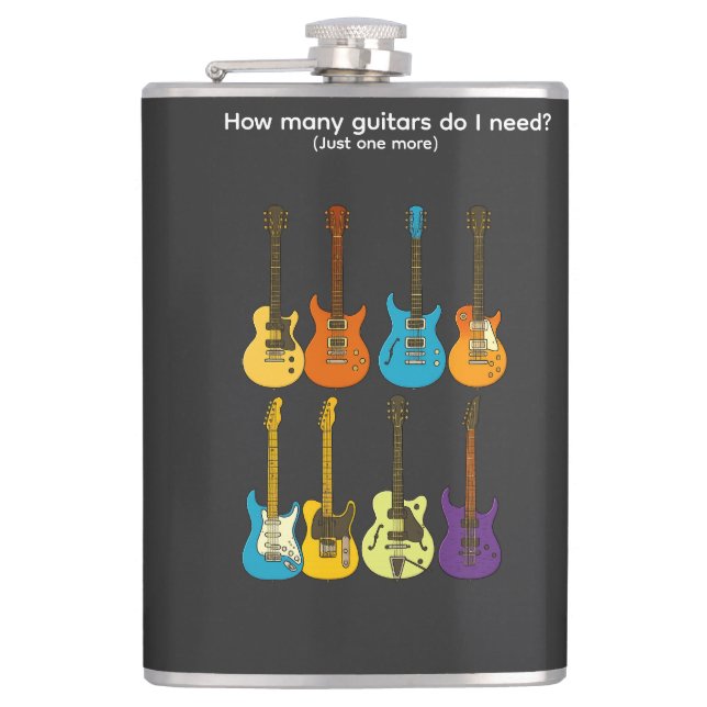 Petaca ¿Cuántas guitarras necesito? (solo una más) (Anverso)