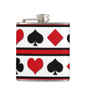 Petaca Cuatro trajes de cartas