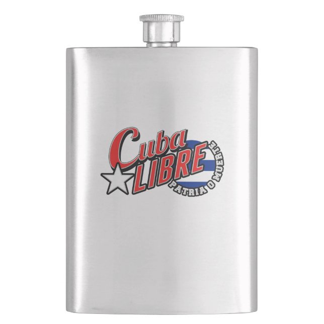 Petaca Cuba libre Motto (Anverso)