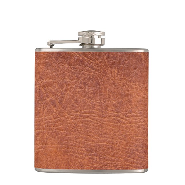 Petaca Cuero marrón (Anverso)
