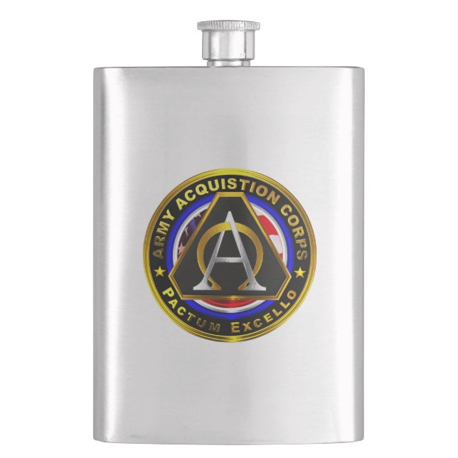 Petaca Cuerpo de Adquisiciones del Ejército   (Anverso)