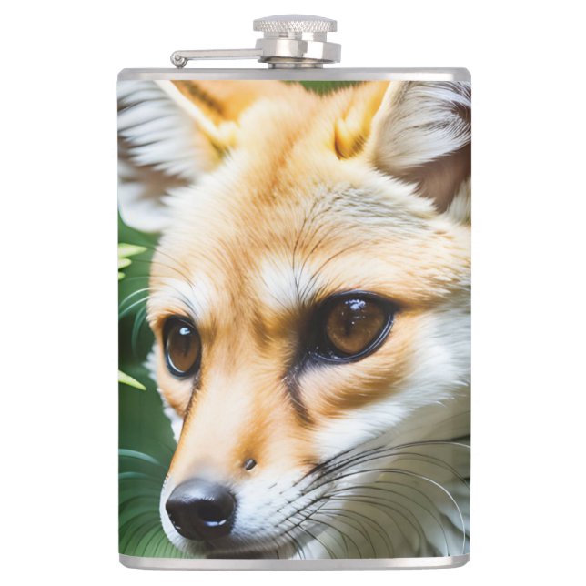 Petaca Cunning Fennec Fox, (Anverso)