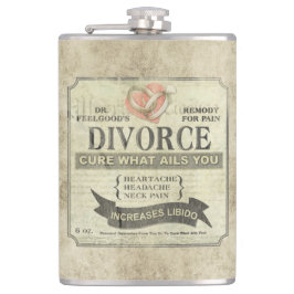 Petaca Cure What Ails You - Divorce Humor Flask