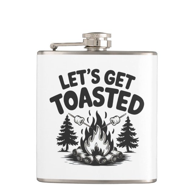 Petaca Custom Name & Text Camping (Anverso)