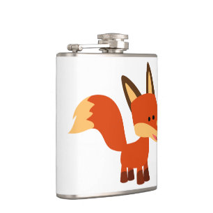 Petaca Cute astte Personalizado Fox Hip Flask