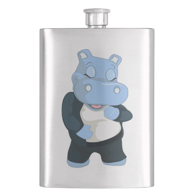 PETACA CUTE AZUL HIPPO (Anverso)