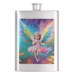 Petaca Cute Baby Angel Colorful Design-38424