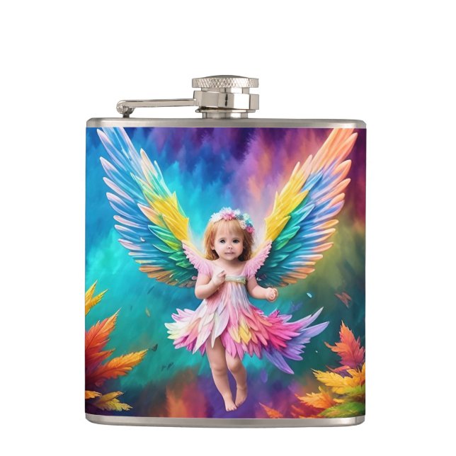 Petaca Cute Baby Angel Wings Art-38424 (Anverso)
