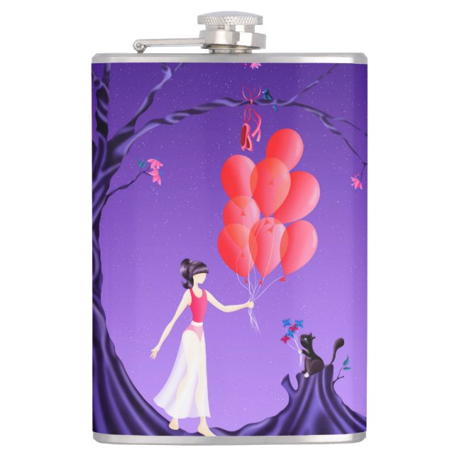 Petaca Cute Ballerina Heist Hip Flask (Anverso)