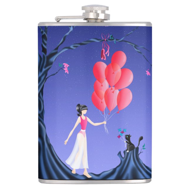 Petaca Cute Ballerina Heist Hip Flask (Anverso)