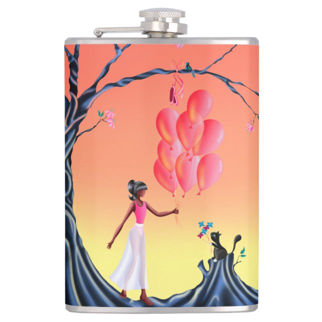 Petaca Cute Ballerina Heist Hip Flask (Anverso)