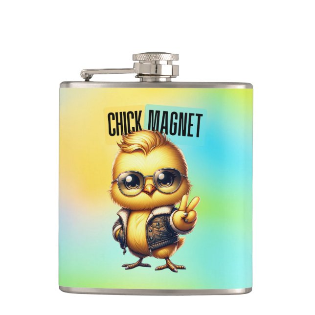 Petaca Cute Chick Magnet Funny Easter-54546 (Anverso)