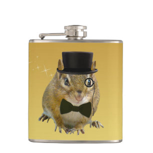 Petaca Cute Chipmunk Fiesta de Nochevieja