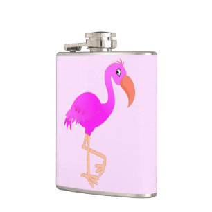 Petaca Cute Flamingo - Feliz -