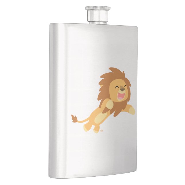 Petaca Cute Joyful Personalizado Lion Classic Flask (Derecha)