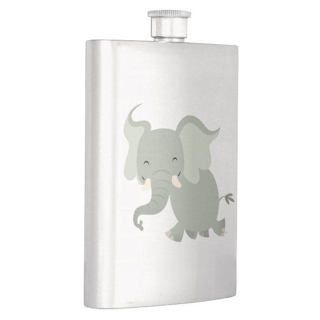 Petaca Cute Merry Personalizado Elephant Classic Flask (Derecha)