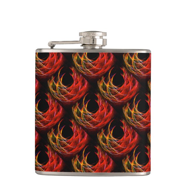 Petaca Cute Modern Boho Elegant Abstract Art Pattern #503 (Anverso)