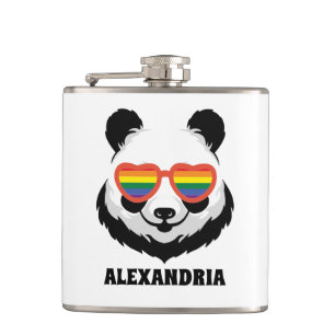 Petaca Cute Panda Bear Arcoiris LGBTQ