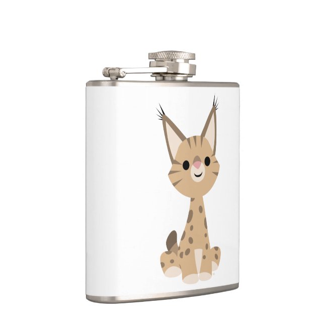 Petaca Cute Personalizado Lynx Hip Flask (Derecha)