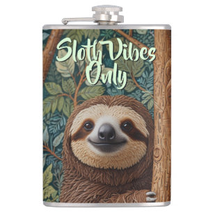 Petaca Cute vibraciones retro boho de perezoso solamente