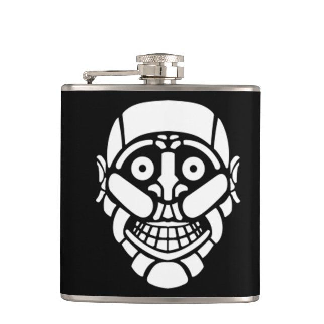 Petaca Cybersmily logo Cyberpunk flask (Anverso)