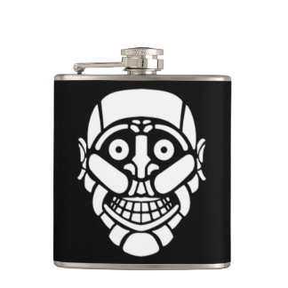 Petaca Cybersmily logo Cyberpunk flask