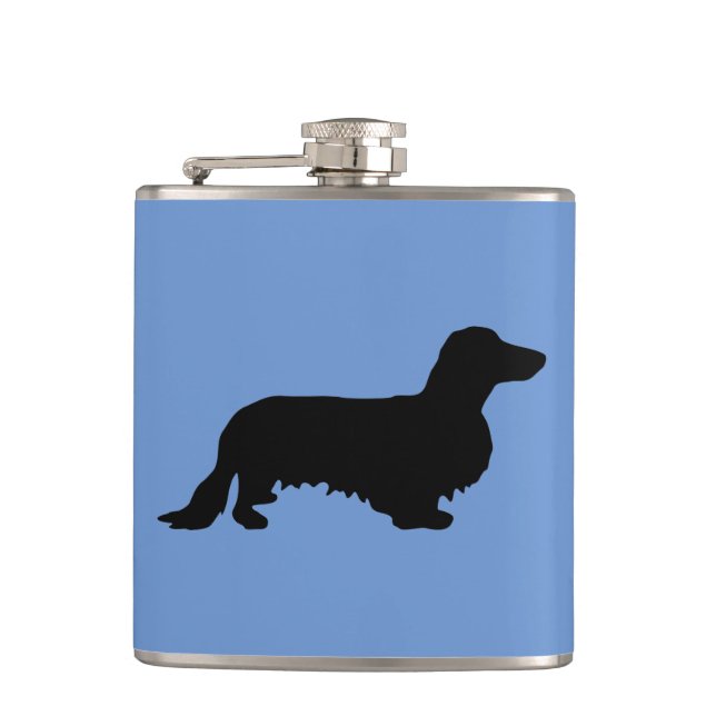 Petaca Dachshund Pelo Largo - Silueta 1 (Anverso)