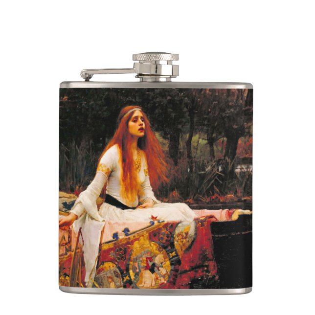 Petaca Dama de Castillo de Shalott (Anverso)